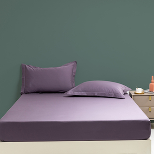 A类100支贡缎新疆长绒棉全棉纯棉床笠单件纯色1.5 2.0米 1.8