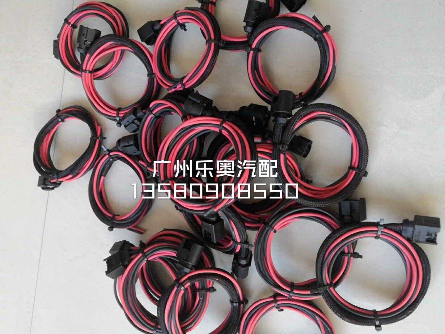 适用奔驰 路虎amk打气泵电源线插头排气阀泄气阀线插头 改装插头