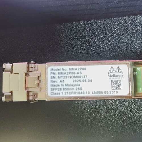 议价Mellanox迈络思25G光模块，型号MMA2P00-AS可维修
