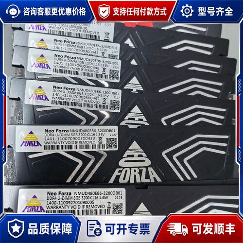 议价Neo Forza DDR4 U-DIMM 8GB 3200可维修