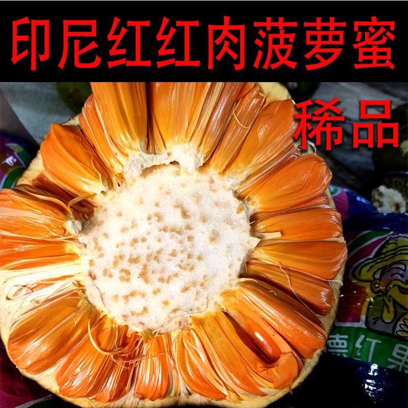 印尼红红肉菠萝蜜香甜应季新鲜水果泰国红肉菠萝蜜山地老树果包邮