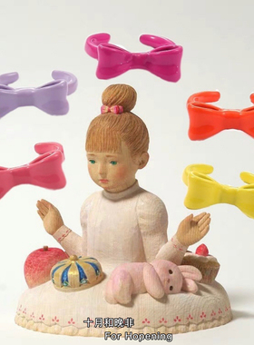 甜妹可爱蝴蝶结开口戒指ins女