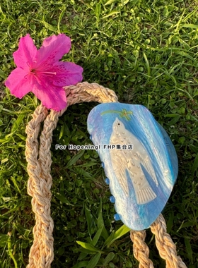 FHP原创设计《你当像鸟飞往你的山》飞鸟抓夹大号鲨鱼夹边夹发饰