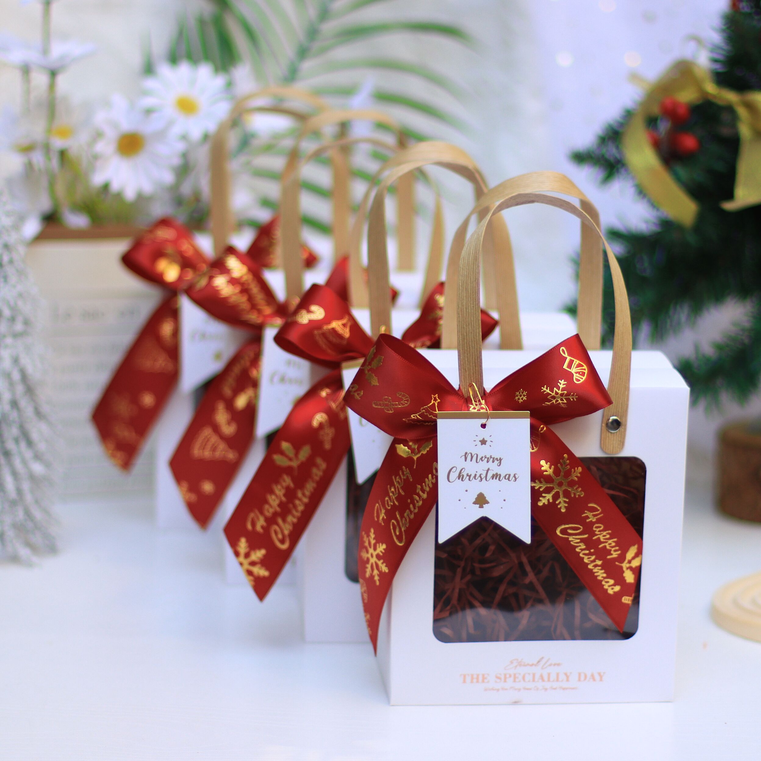 圣诞节伴手礼礼品袋子