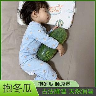 【抱着睡】【大冬瓜】现摘大冬瓜冬瓜细长新鲜蔬菜挂整个清凉