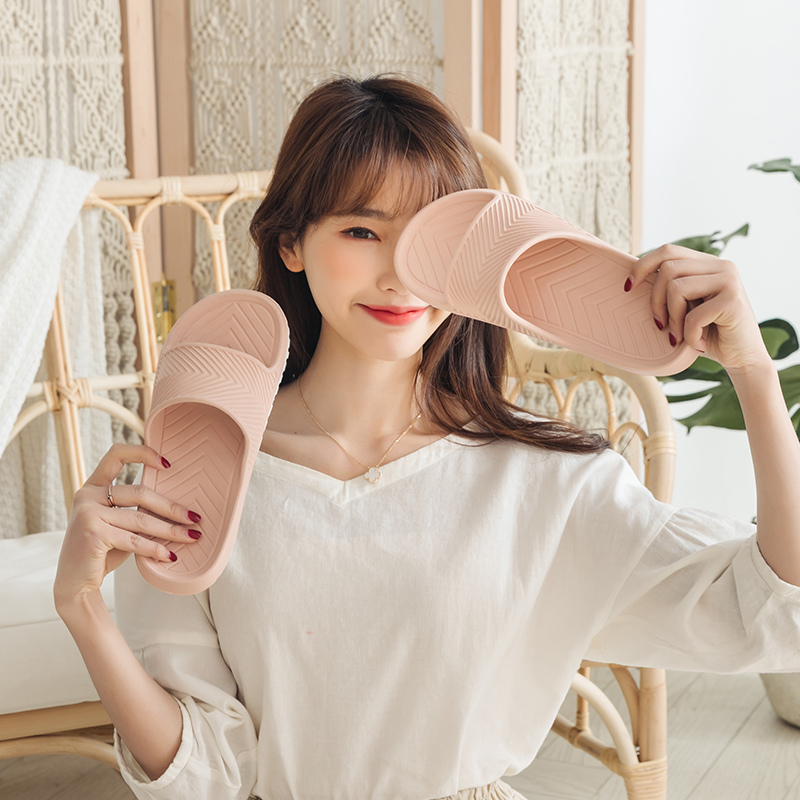 多样屋拖鞋女夏室内家居踩屎感凉拖居家家用男外穿凉拖鞋厚