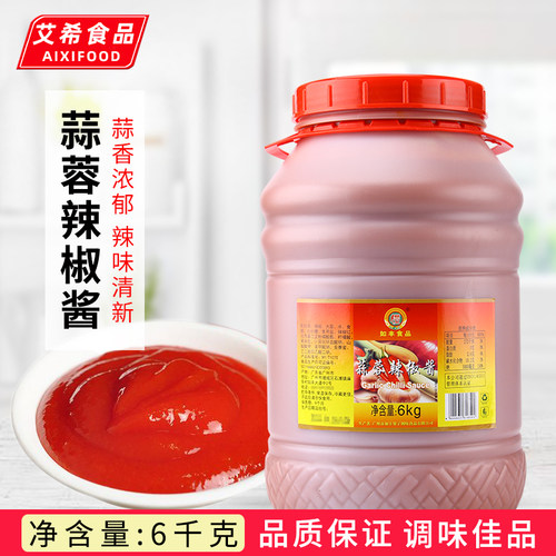 如丰蒜蓉辣椒酱6kg商用