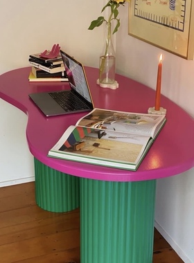 新品现代简约椭圆形网红玄关柜靠墙高档入户玄关桌室内轻奢置物架