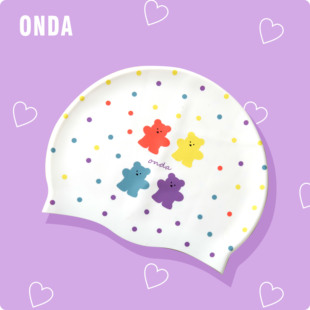 ONDA原创设计加厚加大硅胶泳帽短发长发大头围舒适不勒头泳帽
