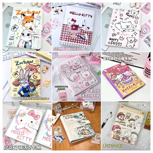 A5四宫格卡册收集册卡片收纳册3寸小卡整理册子a5动漫风格笔记本