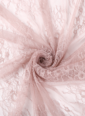 法式1.5米宽蕾丝面料婚纱礼服裙子衣服布料DIY辅料紫红色灰色白色