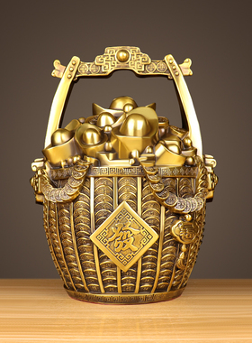 纯铜玄关开业礼品桌面摆件