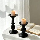 欧式 复古风罗马柱宜家香薰蜡烛台底座摆件托台高级感轻奢烛光晚餐