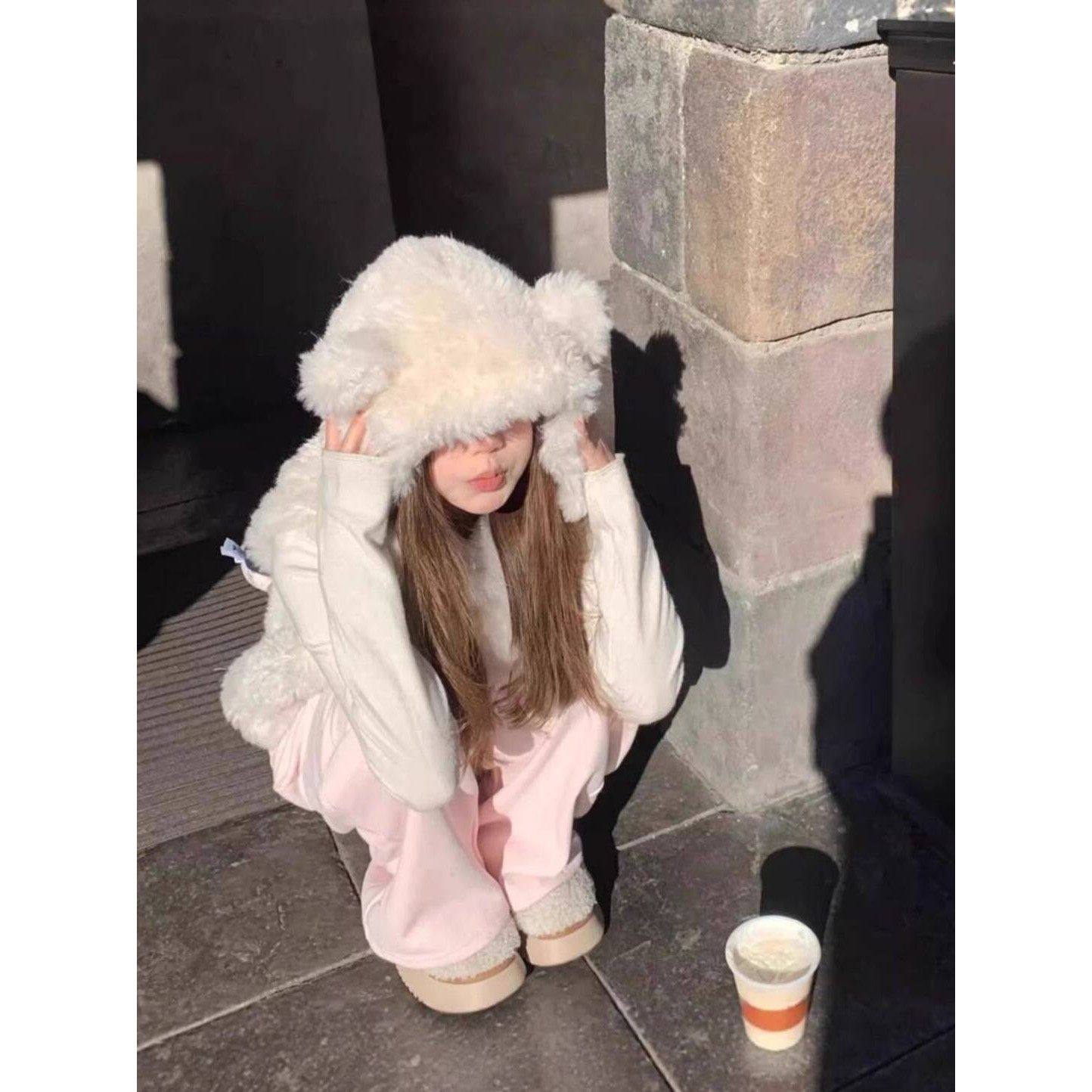 Z家-冬季限时折扣的店小熊耳朵马甲连帽外套女2025马夹坎肩背心,女装/女士精品,马夹,淘宝优惠券,粉丝福利购,淘宝优惠卷