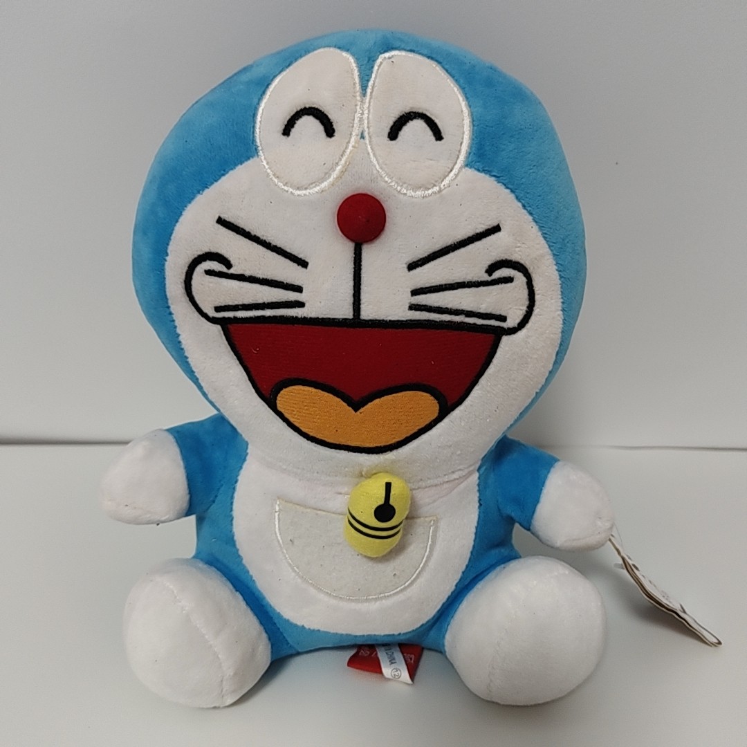 全新毛绒玩具公仔可爱卡通机器猫玩偶高26厘米