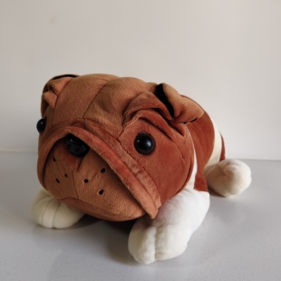 库存尾货毛绒玩具可爱沙皮狗娃娃儿童安抚高30厘米