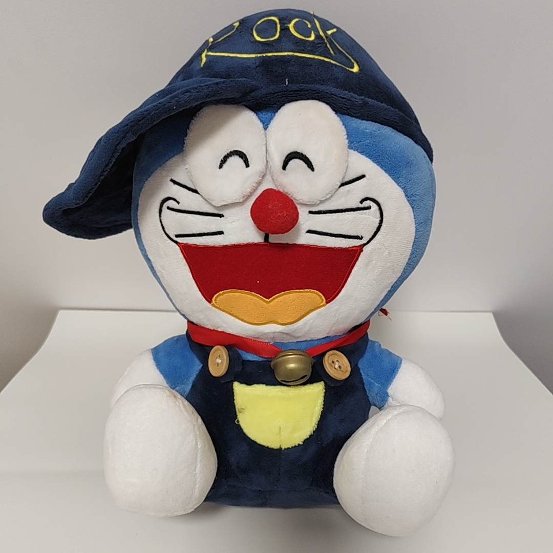 全新可爱卡通机器猫毛绒玩具公仔玩偶儿童生日礼物高30厘米