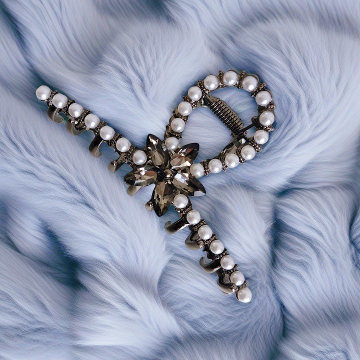 韩国珍珠抓夹女气质盘发后脑勺大号水钻发抓发饰发量少,饰品/流行首饰/时尚饰品新,发饰,淘宝优惠券,粉丝福利购,淘宝优惠卷