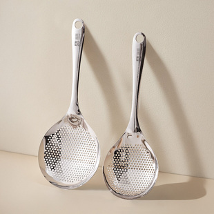 花椒漏勺316L不锈钢食品级家用厨房饺子过滤漏网沥水油炸304捞勺