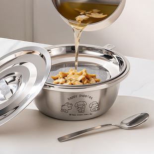 不锈钢猪油罐可放冰箱带盖油碗储油桶家用油罐滤网密封猪油盆油鼓