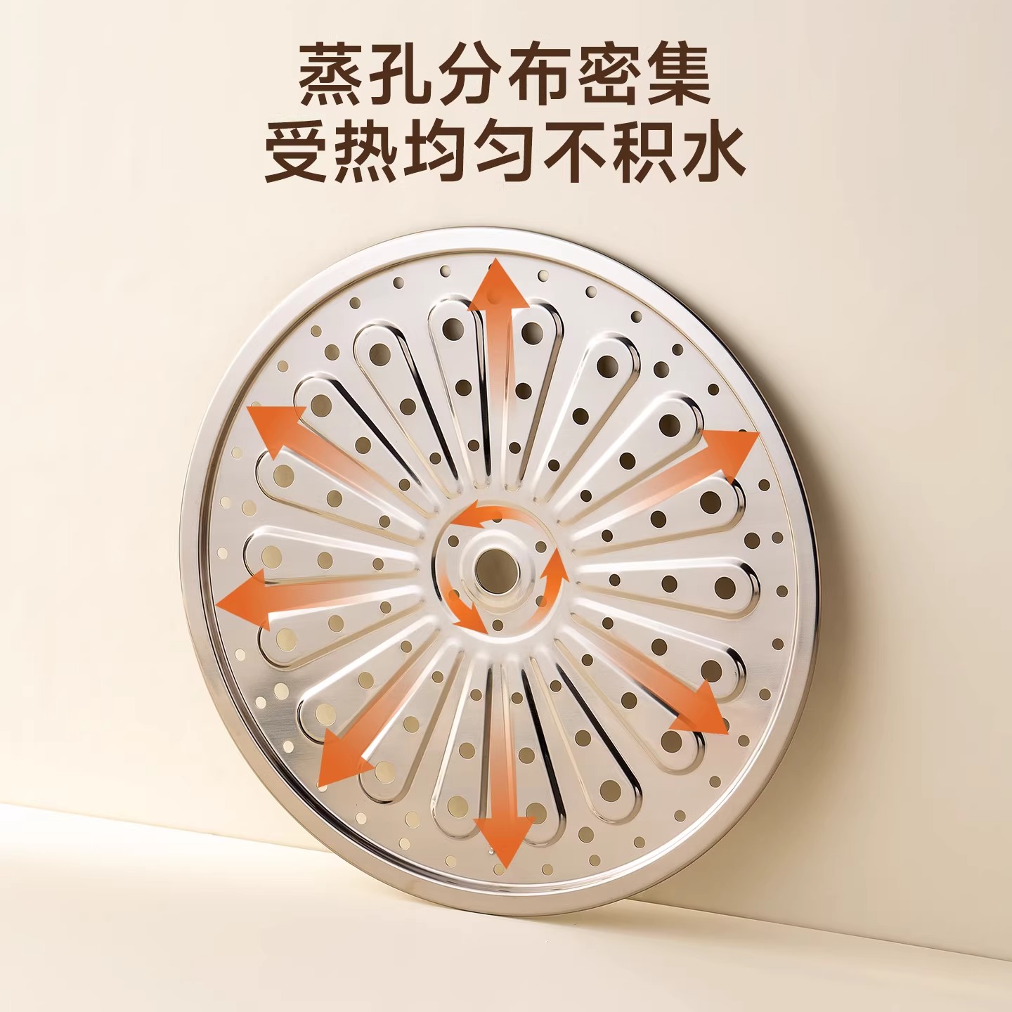 不锈钢蒸架隔水高脚蒸盘厨房通用图片