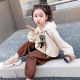 子春季 2024年新款 儿童裤 套装 女宝宝时髦洋气卫衣两件套 女童春秋装