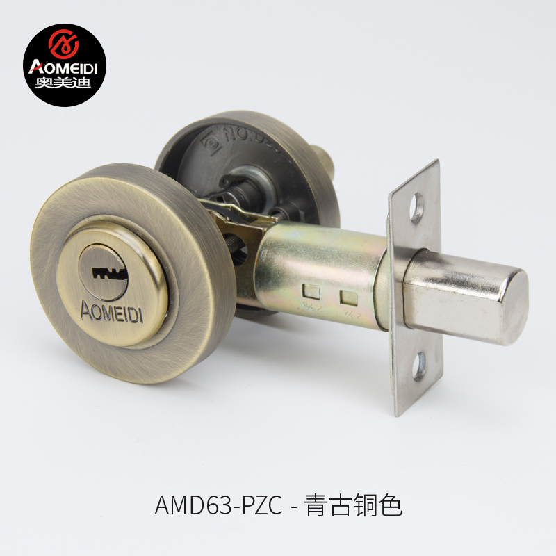 通道锁铜锌合金闭锁奥美迪