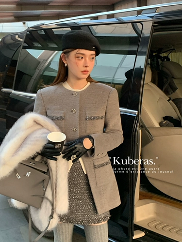 Изысканный длинный корсет, куртка, юбка, комплект, в стиле Шанель