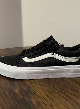 VANS范斯OLD SKOOL经典款黑白低帮男女鞋情侣帆布板鞋VN000D3HY28