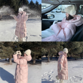 三防白鸭绒保命羽绒服女中长款 Middletone 雪山羽绒 连帽外套冬