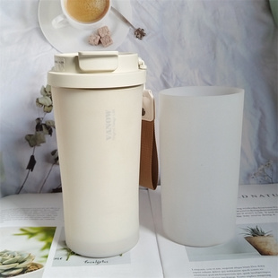 硅胶杯套适配vanow保温杯套500ml随行咖啡杯保护套吸管水杯套杯托
