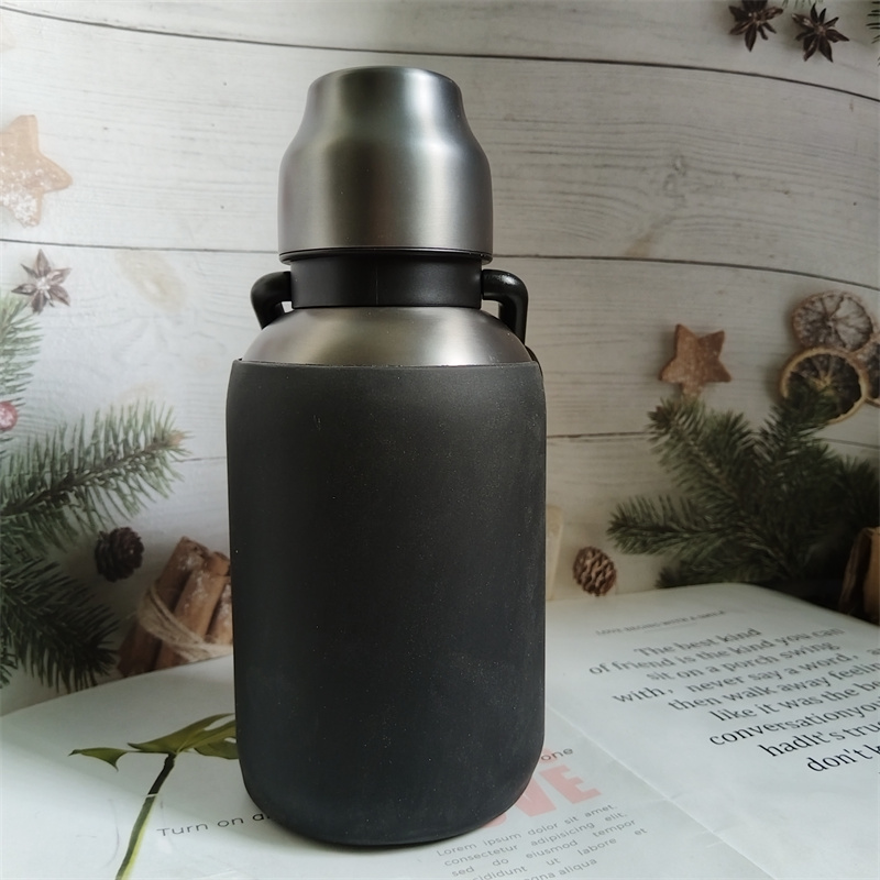 硅胶杯套适合LaneMouen览萌1000ml保温杯杯套壶套元气水杯保护套