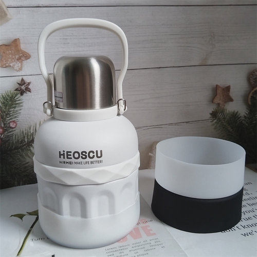 硅胶底座托恩尔美保温杯底套HEOSCU大肚杯800/1000ml保护套11-12