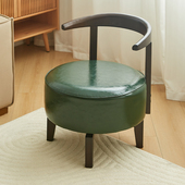 实木椅子旋转沙发椅转椅大沙发单人靠背椅客厅茶几阳台休闲大椅子