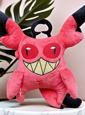 地狱客栈诅咒猫cursed cat alastor毛绒公仔玩偶生日礼物娃娃