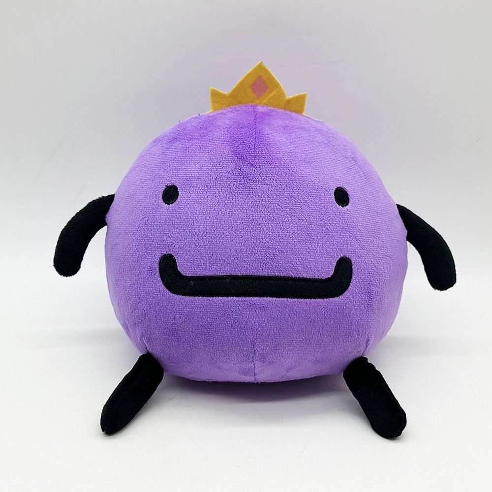 Wembu plush紫色皇冠小怪兽毛绒玩偶搞怪小眼睛公仔礼物送朋友