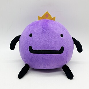 Wembu plush紫色皇冠小怪兽毛绒玩偶搞怪小眼睛公仔礼物送朋友