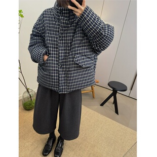 格子宽松羽绒服 新品 MKDesing 冬季