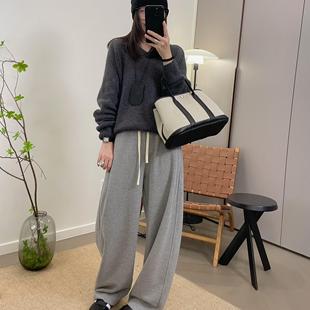 软糯长毛打底针织毛衣 显瘦直角肩V领基础款 MKDesign 2024秋冬新品