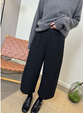 MKDesign 冬季新品 八分直筒靴裤