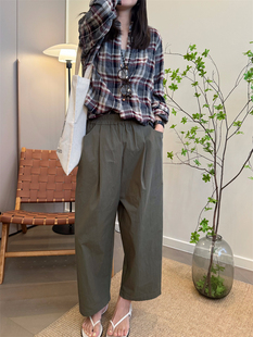 气球裤 经典 裤 MKDesign夏季 9分小脚西装 很好搭配 型夏季 新品