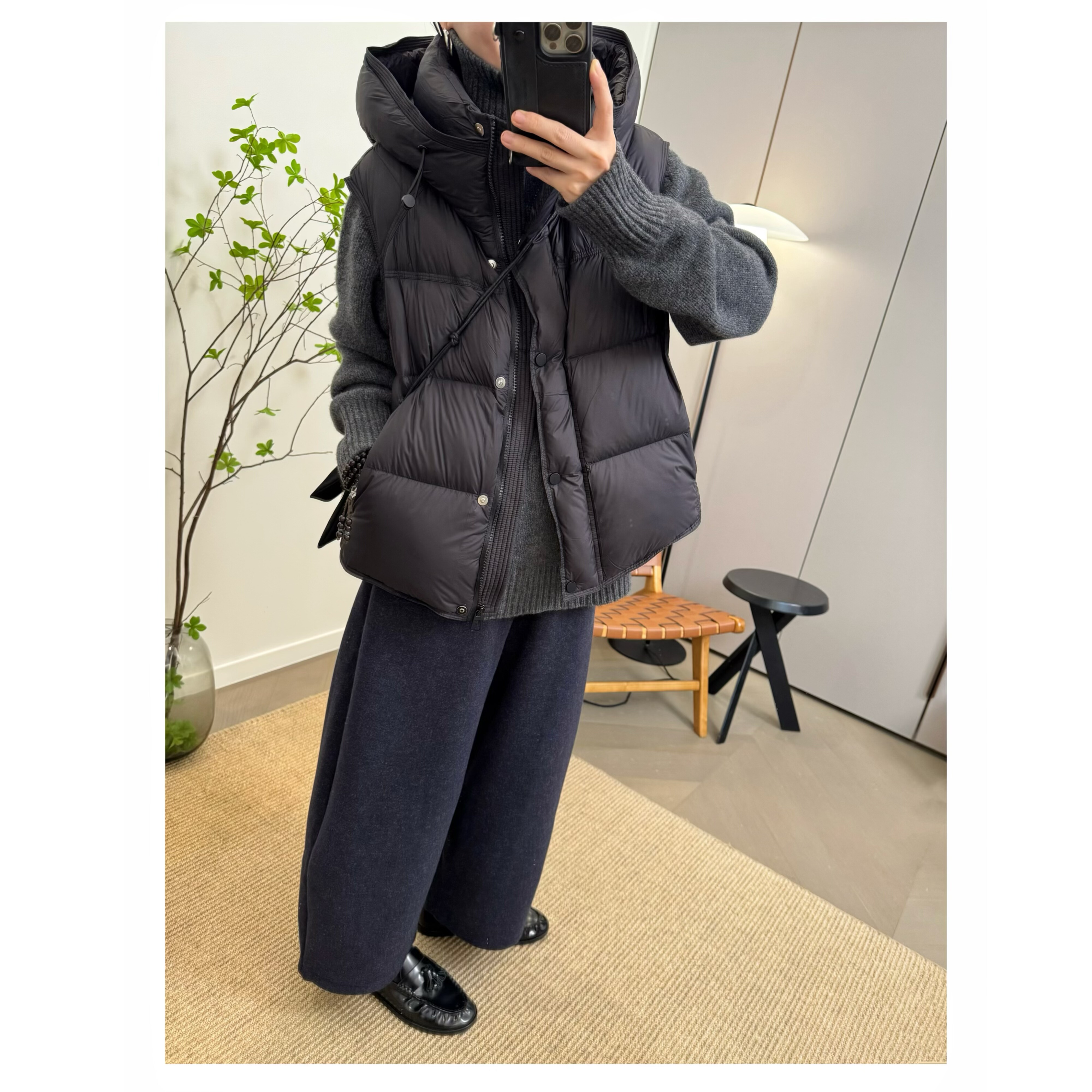 MKDesign 冬季新品 基础休闲羽绒马甲