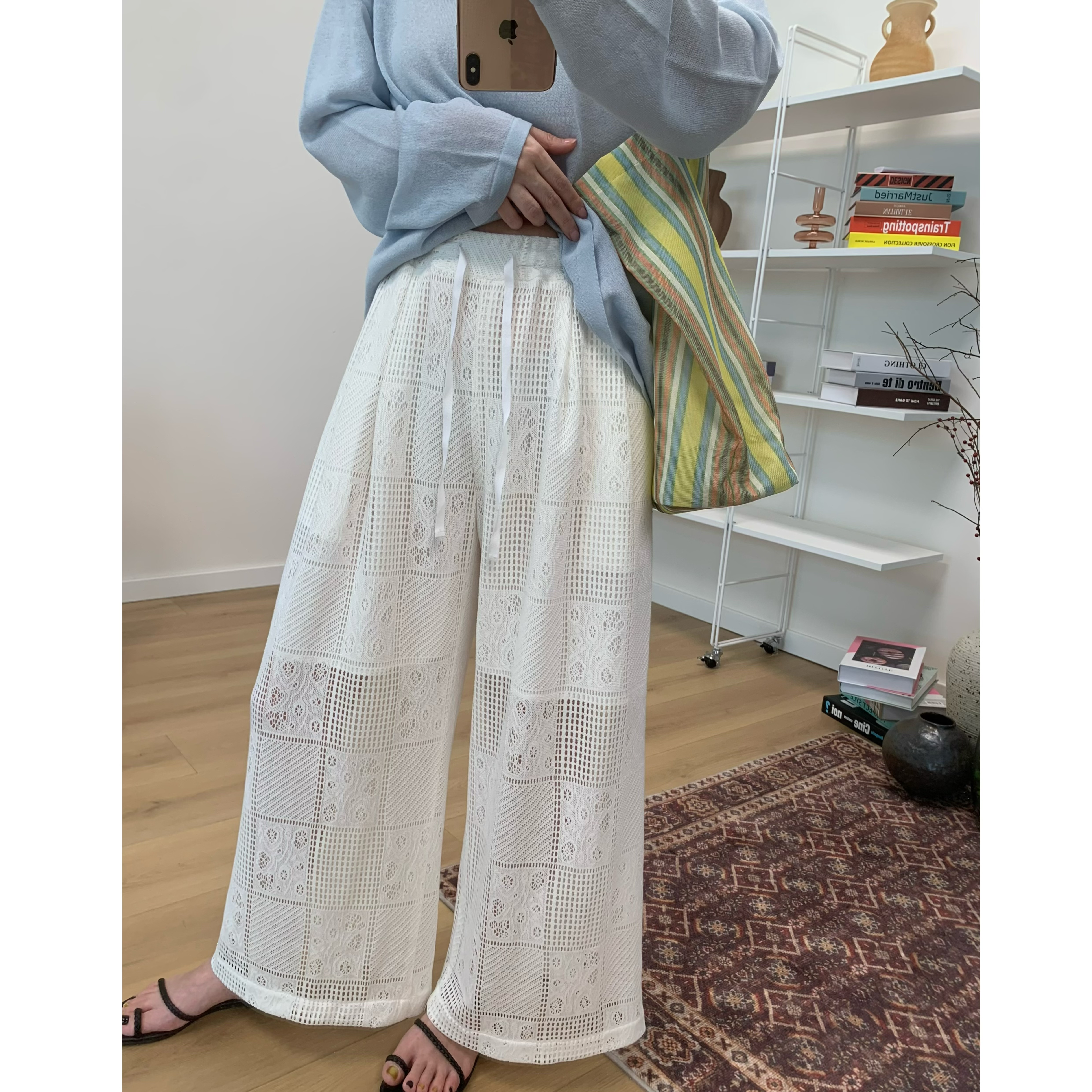 MKDesign 夏季新品 镂空仙仙裤