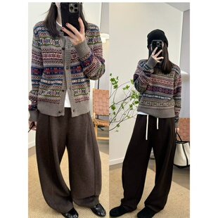 套头毛衣 回归费尔岛复古针织开衫 MKDesign秋冬新品 经典