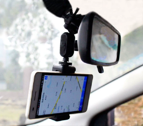 Длинный зеркало заднего вида, мобильный телефон для навигатора, регистратор, регулируемая трубка