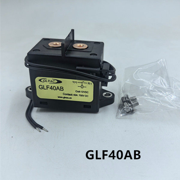 国力GLVAC继电器GLF40AB线圈12VDC耐压750VDC40A新能源纯电动电磁