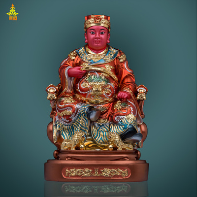 树脂广泽尊王佛像客厅工艺品摆件