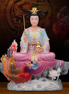汉白玉新款九天玄女神像