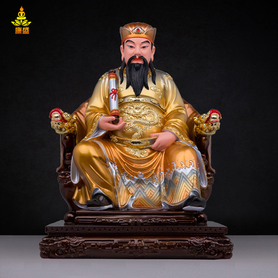 树脂保生大帝神像客厅工艺品摆件