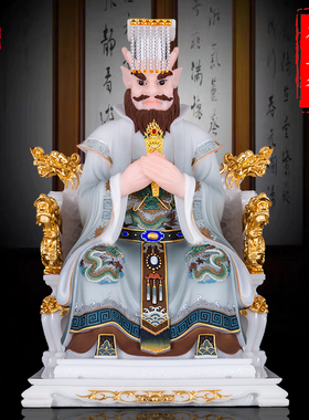 龙王爷神像海南供奉摆件汉白玉